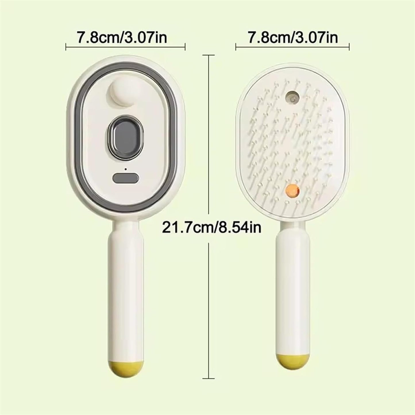 Rechargeable Mist Spray Detangling Hair Brush for All Hair