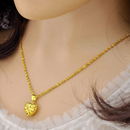 Last Day 50% OFF🔥| Golden Aura Heart Necklace