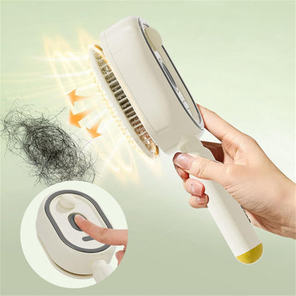 Rechargeable Mist Spray Detangling Hair Brush for All Hair
