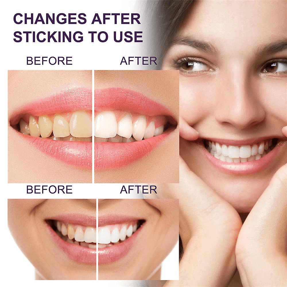 Purple Whitening Toothpaste Yellow Teeth Stains Removal - 50ml