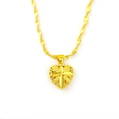 Last Day 50% OFF🔥| Golden Aura Heart Necklace